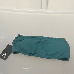 Ryderwear Teal Bandeau Sports Bra and wicked weasel reveal sports bra NWT small